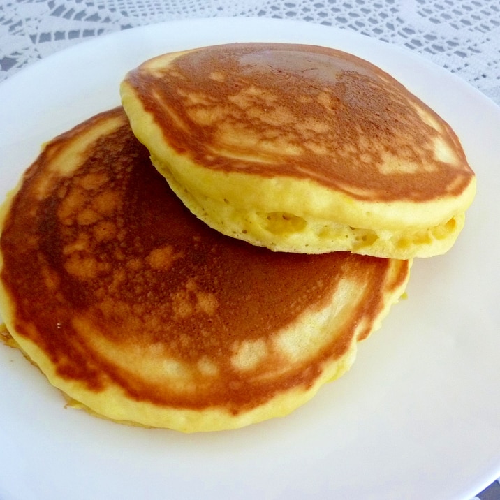 ほんのり黄色 かぼちゃ きなこ入りホットケーキ レシピ 作り方 By げんきノンタン 楽天レシピ ほんのり黄色 かぼちゃ きなこ入りホットケーキ レシピ 作り方 By げんきノンタン 楽天レシピ